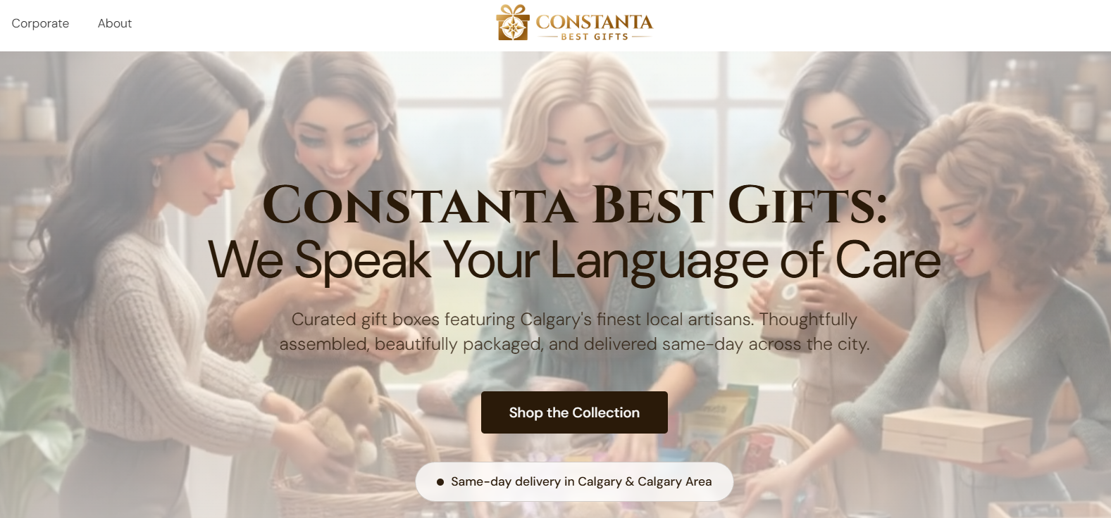 Constanta Best Gifts Shopify storefront hero